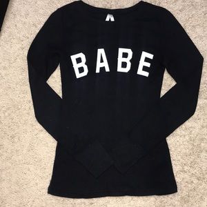 Babe long sleeve shirt
